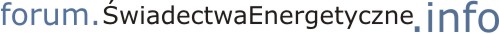 Forum Świadectwa Energetyczne